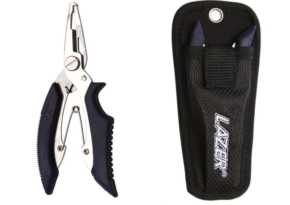 Eagle Claw Lazer Sharp Split Ring Pliers w/ Braid Cutter