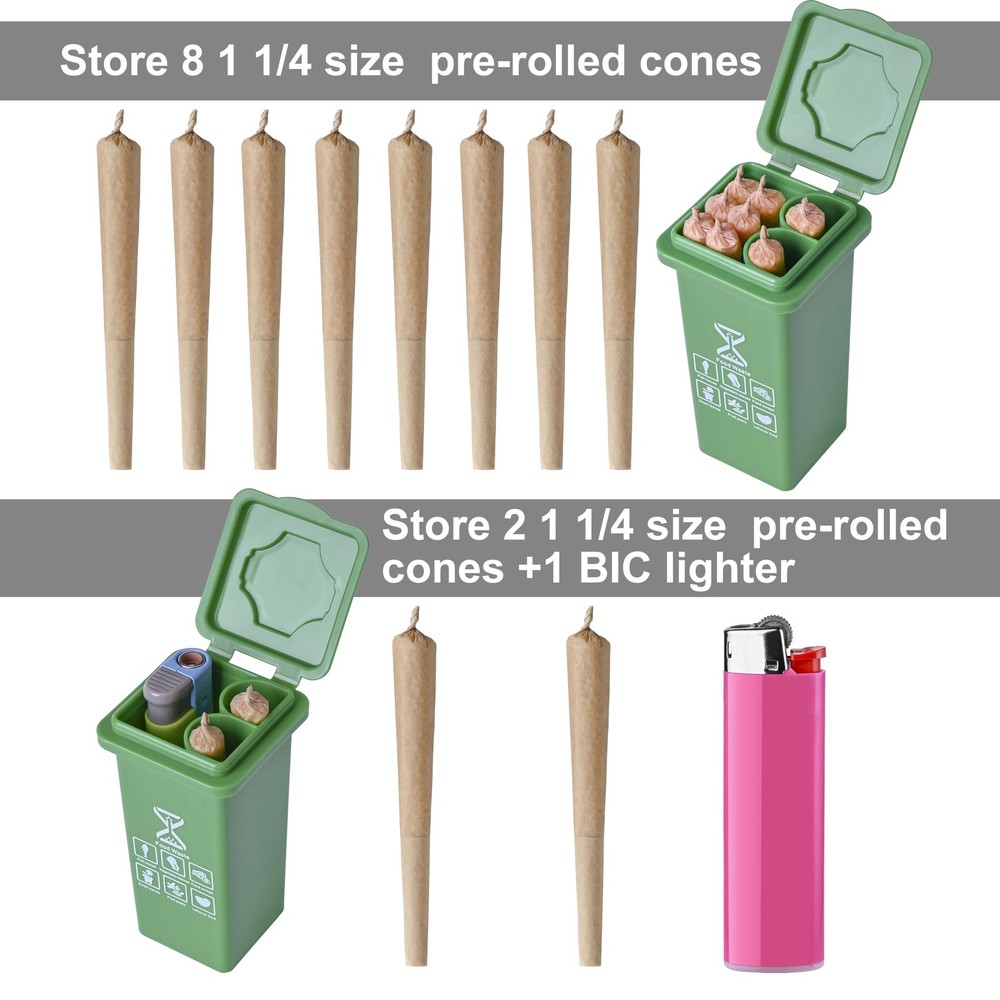 Cutcotfire PreRoll Cone Holder Case – Only Compatible with 1 1/4 Size Cones, ...