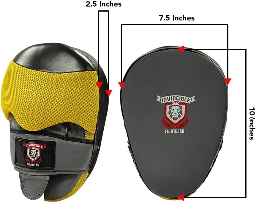 Invincible Ultimate Performance Boxing Punching Mitts Superior Shock Absorption