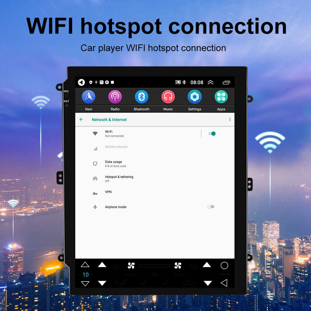 64G Android 14 CarPlay For Cadillac Escalade 2007-2014 Car Stereo Radio GPS Navi