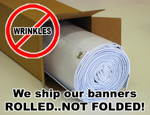 2' x 4' Full Color Custom Banner 13oz Vinyl - Same Day Shipping