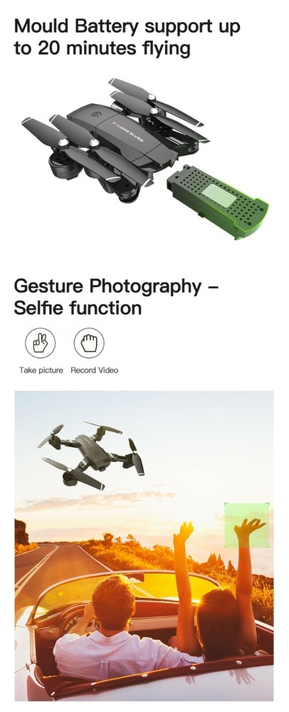 4k/1080P Professional folding Drone with Wifi  HD Camera  