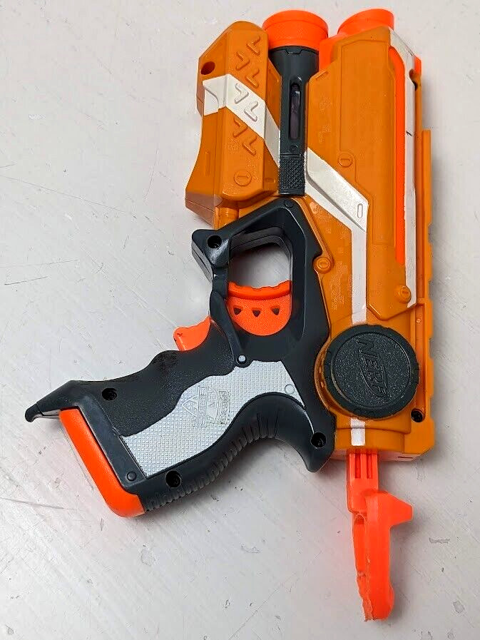Nerf N Strike Firestrike Elite Orange Light Beam Targeting NO Bullets Or Battery