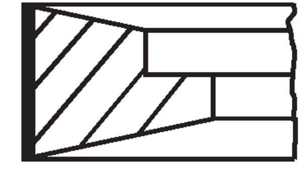 For MAHLE 151 10 N0 PISTON RING KIT
