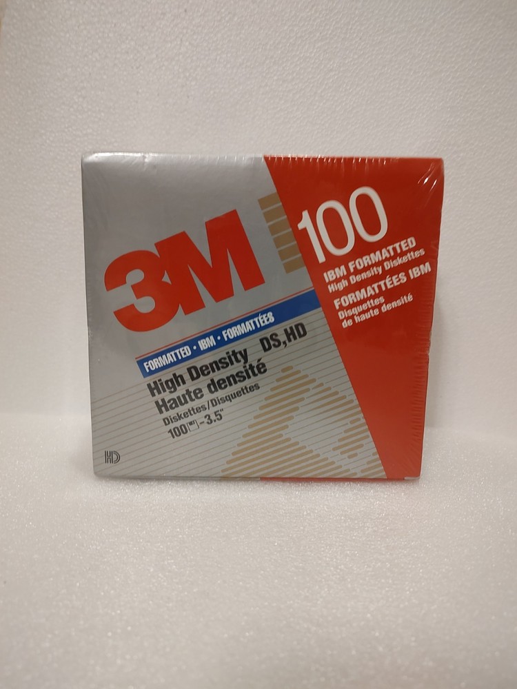 3m high density diskettes DS HD 100 Count 3.5 Inch