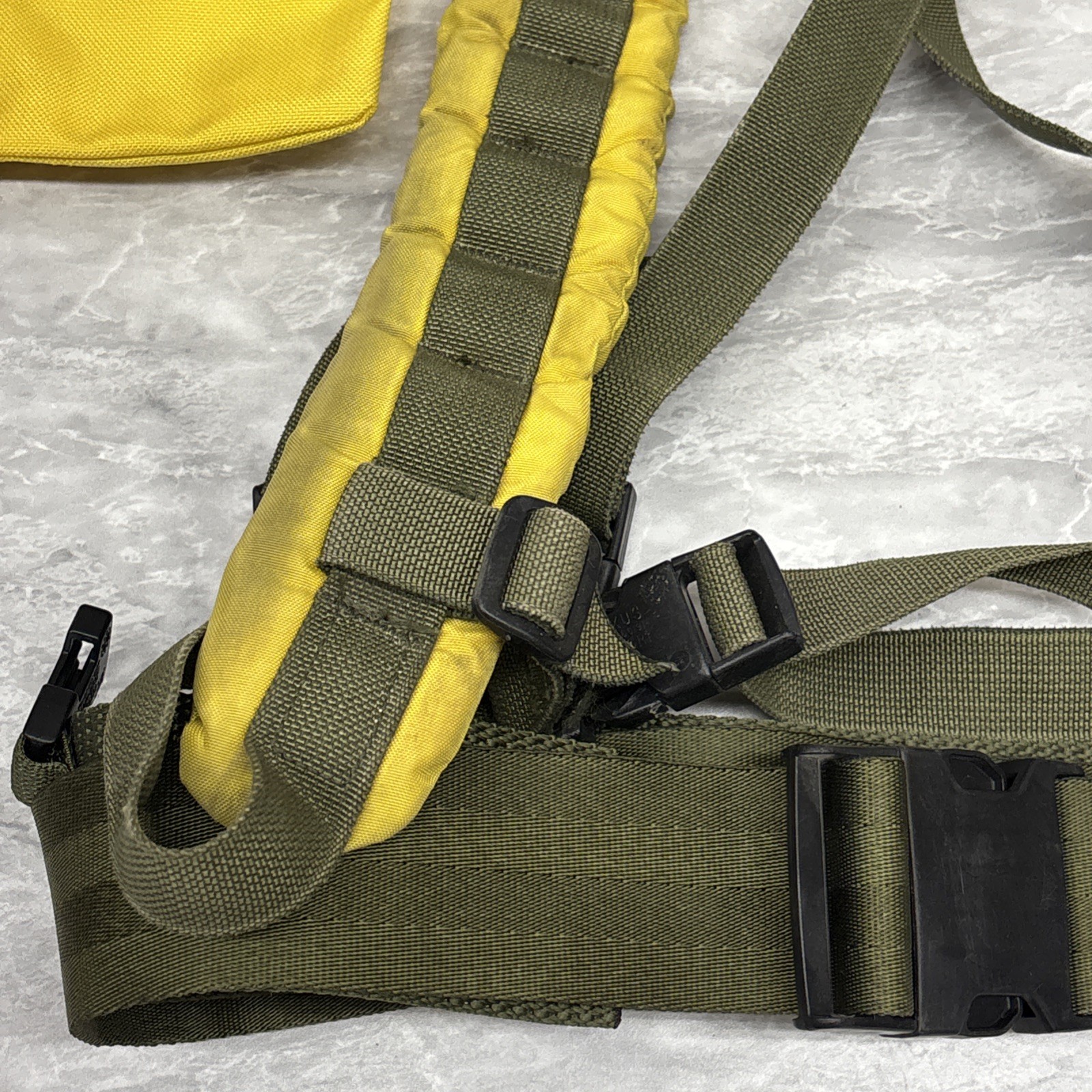 VTG US Forest Service Supply FSS Firefighter Harness, Belt, (2)Canteen Pouches