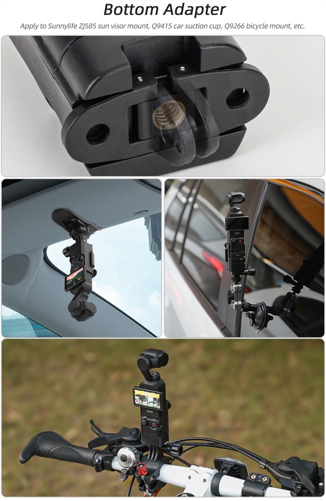 For DJI Pocket 3 Camera Adapter Foldable Expansion Protective Case Bracket