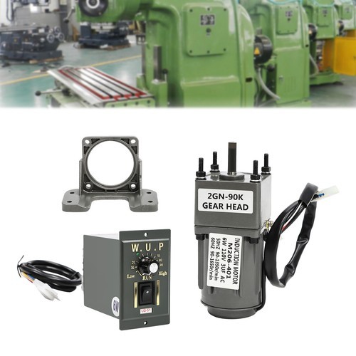 90:1 AC Reduction High Torque Gear Motor Controller Gear Motor Variable Speed