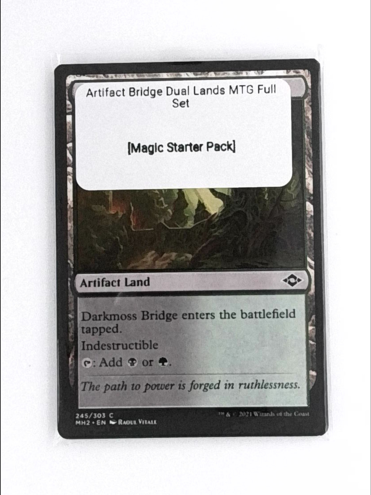 Artifact Bridge Dual Lands MTG Full Set All 10 Magic Commander EDH Mana Lot Kit