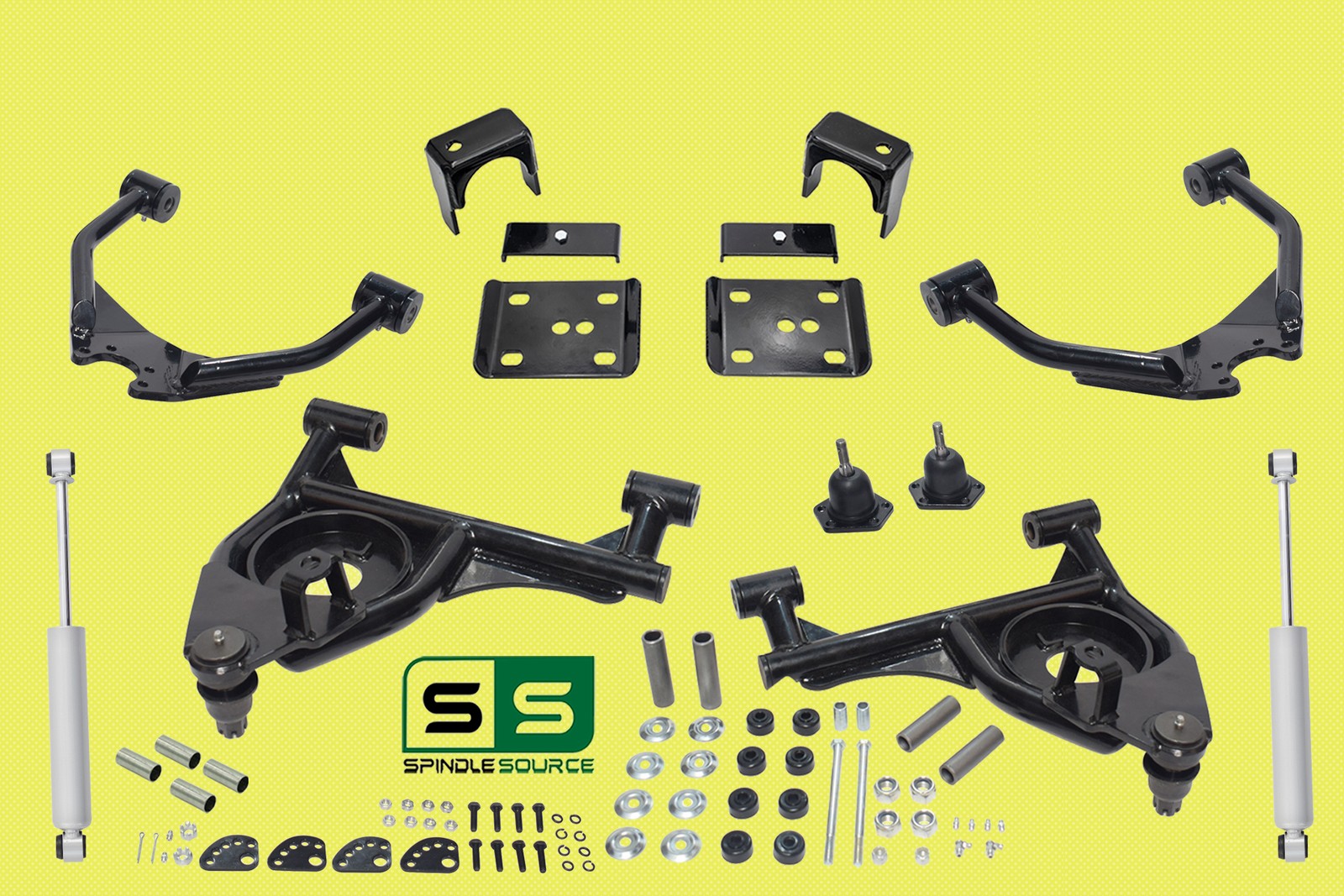 4"/6" Drop Control Arm Kit + Shocks  Fits 99-06 Chevy Silverado/GMC Sierra 1500