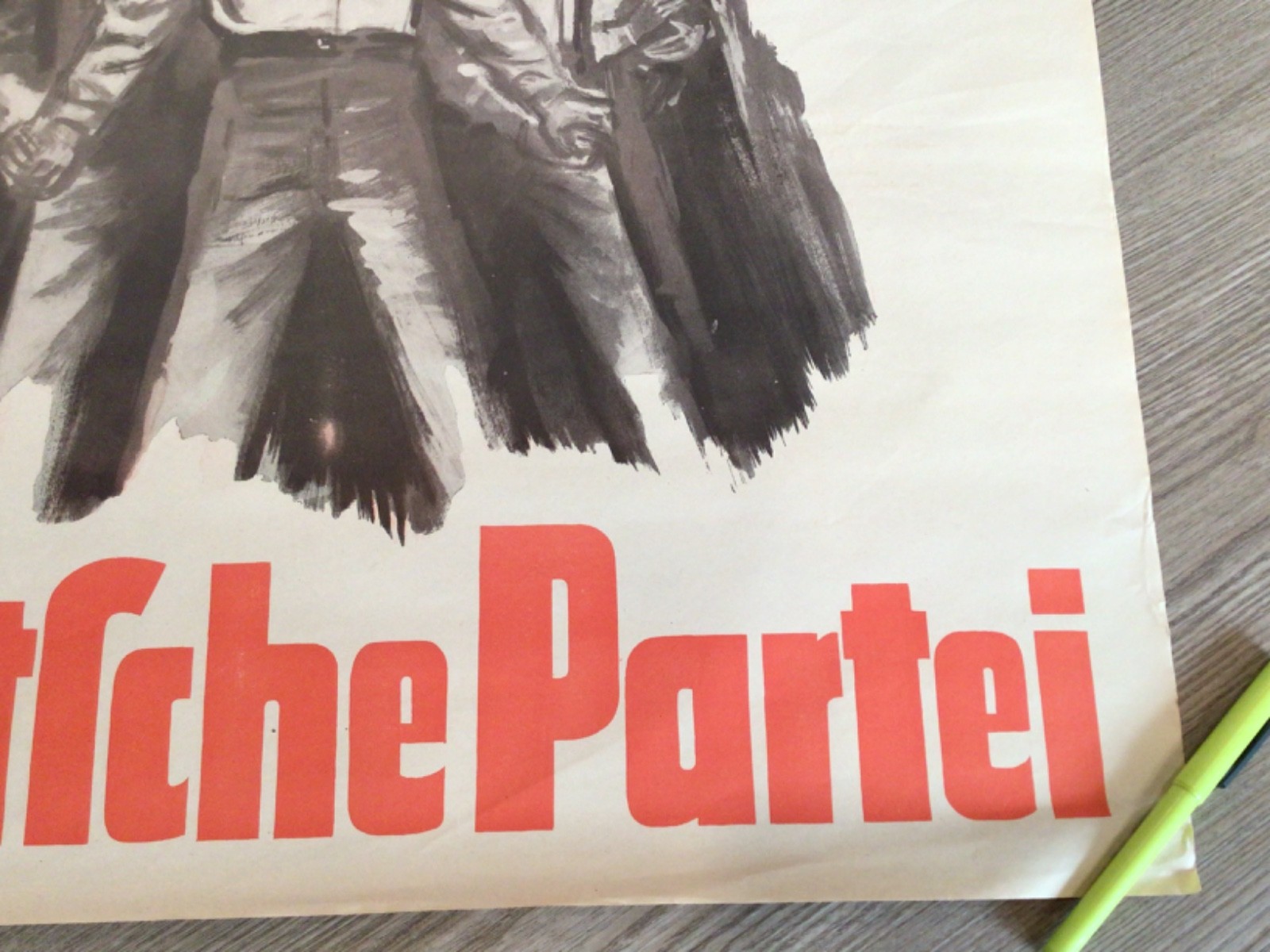 Original WWII German Poster -Excellent & Large