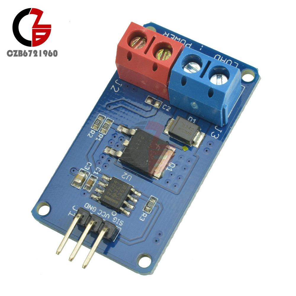 3.3V/5V High Current MOSFET Switch Module DC Fan Motor LED Strip Driver Step