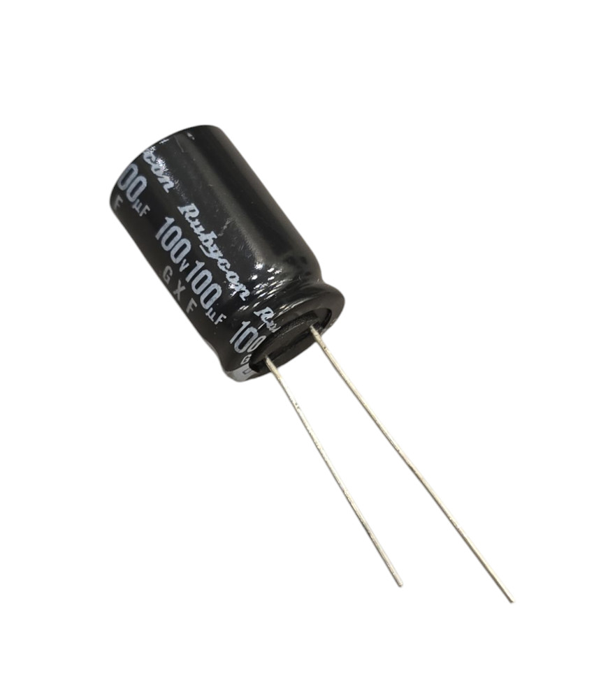 5 PCS RUBYCON CAPACITOR 100UF 100MF 100V RADIAL CAP (Replacing 80V 63V 50V 40V )