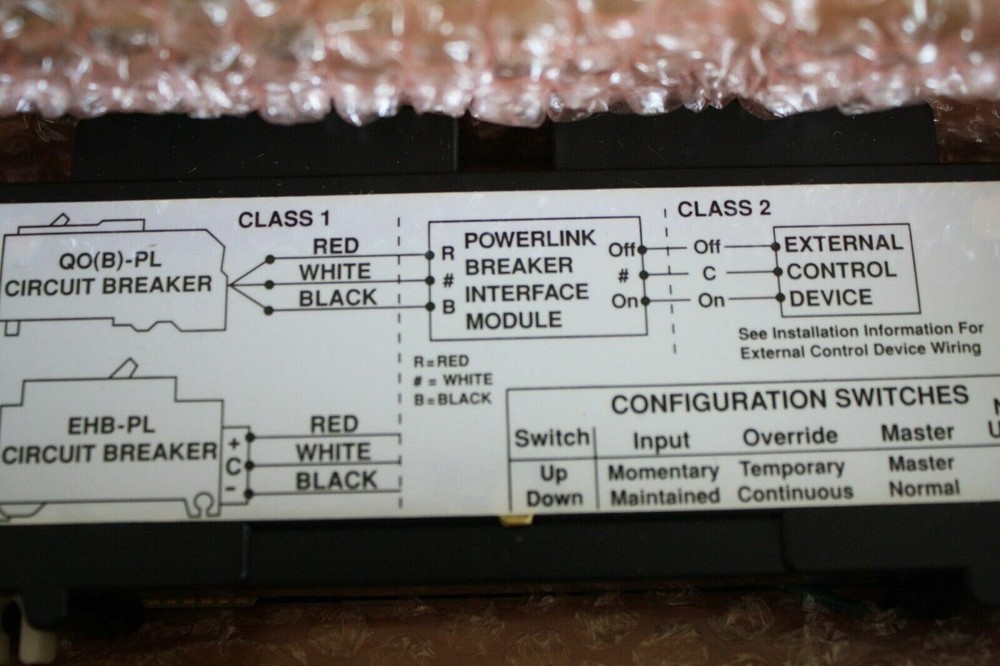 SQUARE D PLBIM BREAKER INTERFACE MODULE POWERLINK