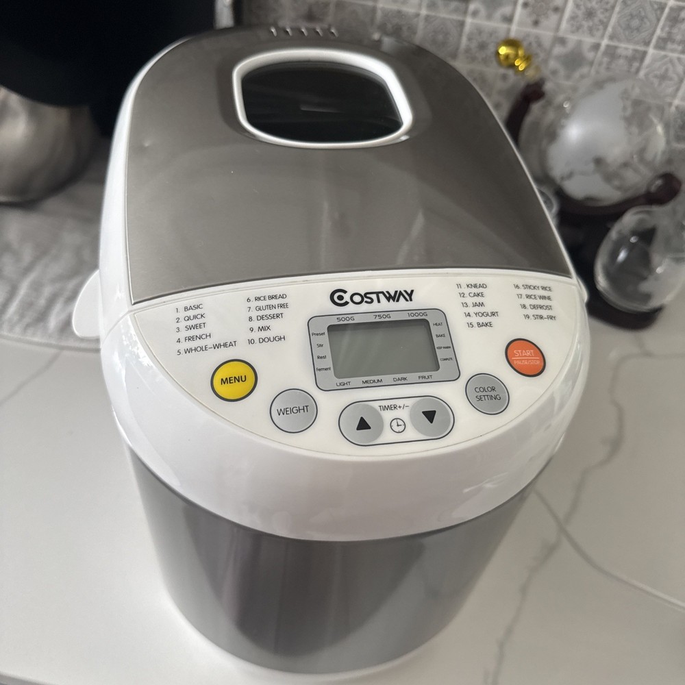 Costway 2 LB  Electric Bread Maker Machine EP-22352 EUC