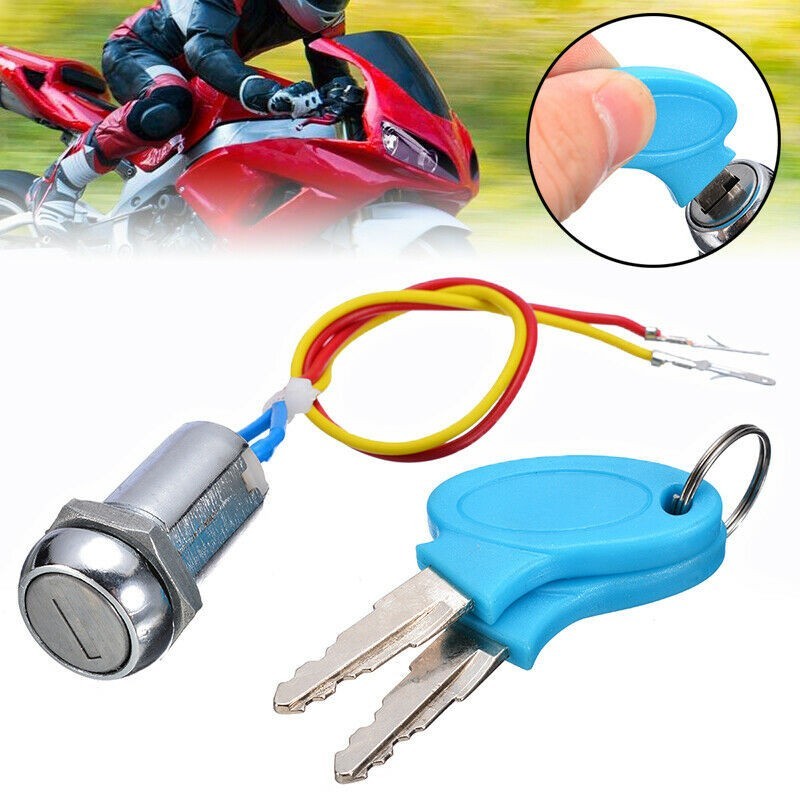 2 Keys Ignition Switch Lock 2 Wire Ignition Switch Key Plastic And Alloy