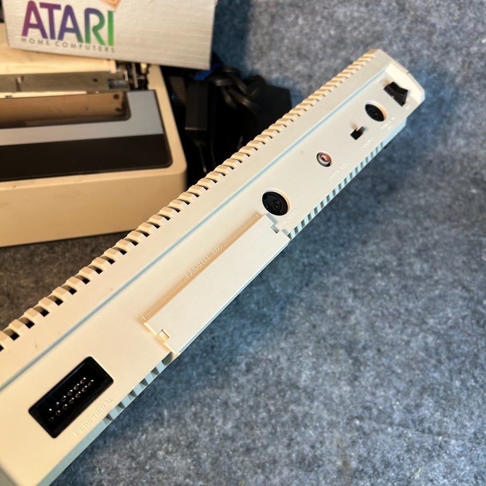 Atari 800XL Computer and Atari 1025 Printer AtariWriter Bundle Powers On As-is