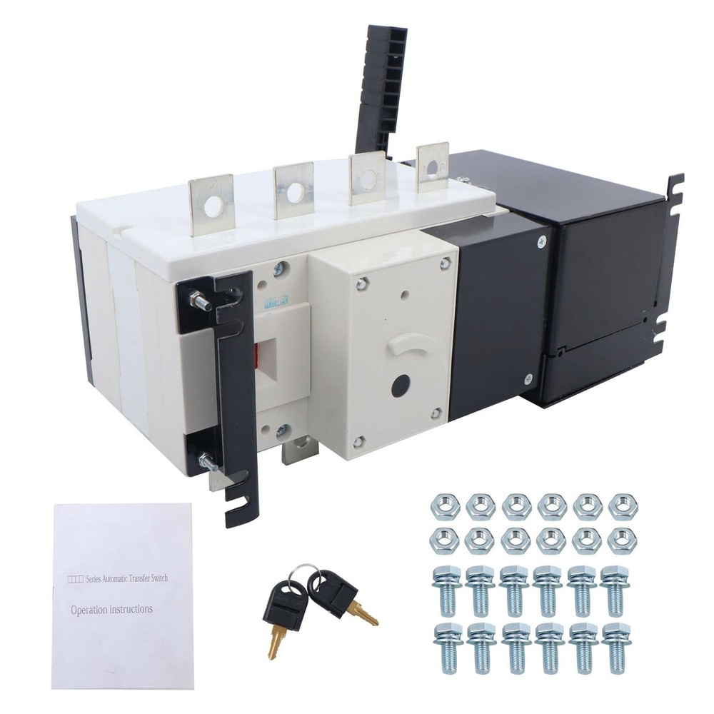 ATS 250A 4 Poles 110V 220V Grid to AC Generator Automatic Transfer Switch