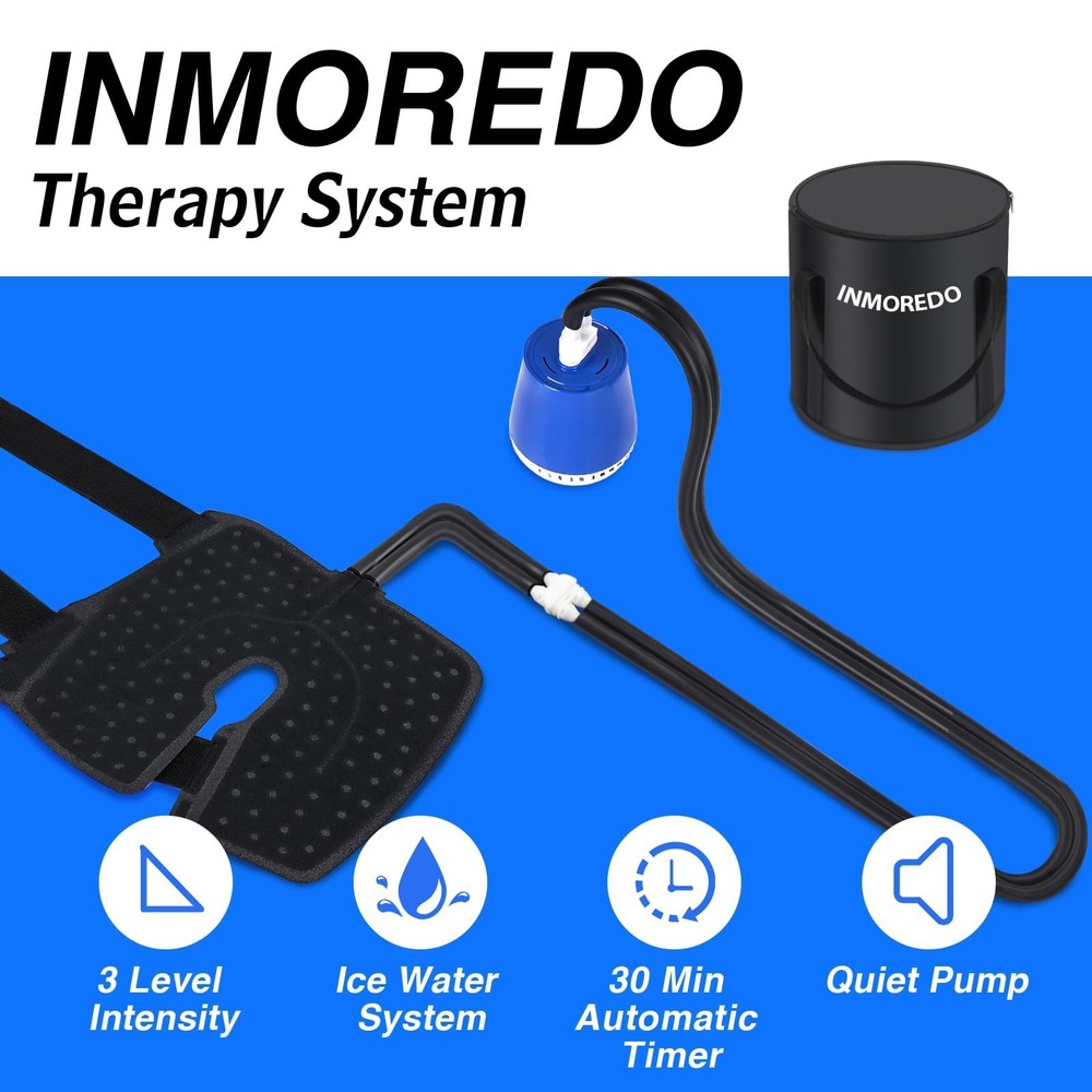 Portable Ice Machine for Knee After Surgery, Cold Therapy Machine with Progra...