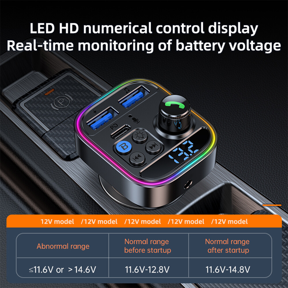 Wireless Bluetooth Car Kit MP3 Player FM Transmitter Radio Adapter USB Charger*