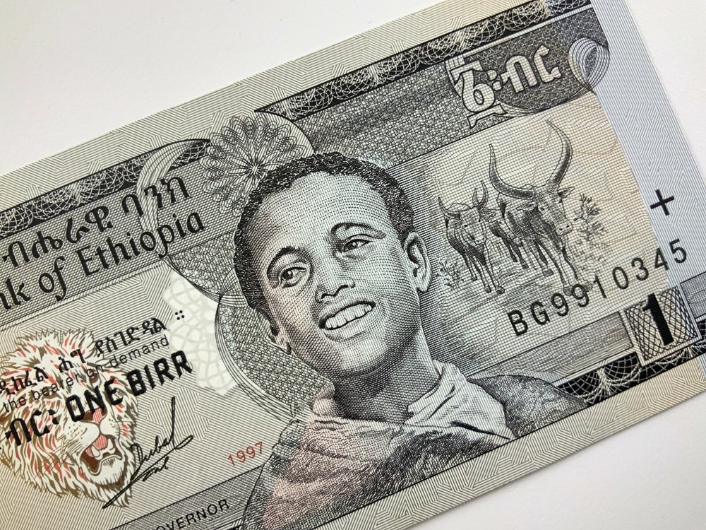 1997 Ethiopia One 1 Birr Uncirculated Banknote Y454