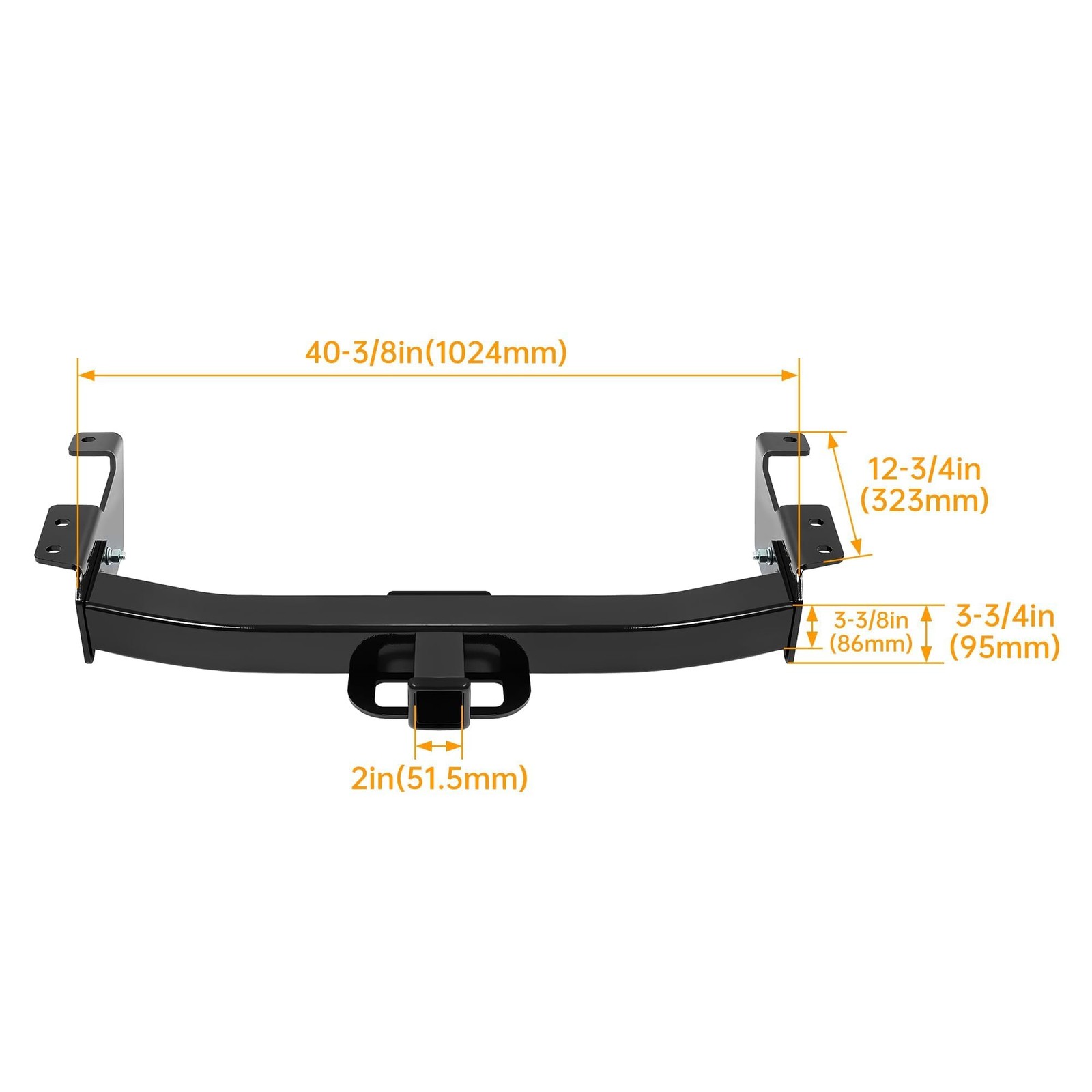 BriSunshine Class 5 Trailer Hitch For 2000-2014 Ford E-150 250 350 Econoline