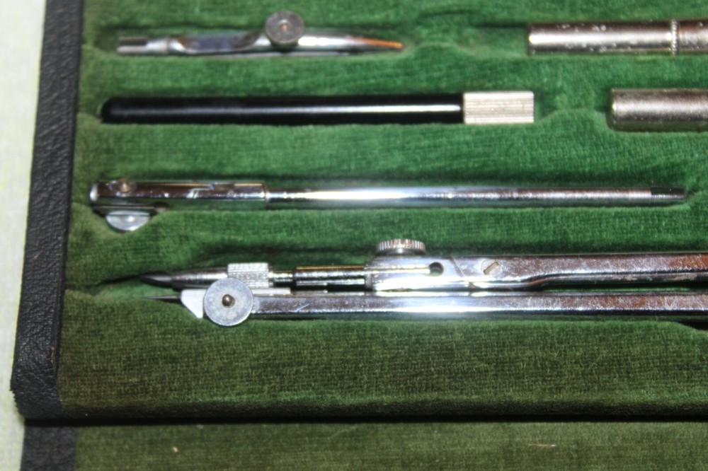 Vintage A&B Smith Co Pittsburgh Drafting Draft Tool Set