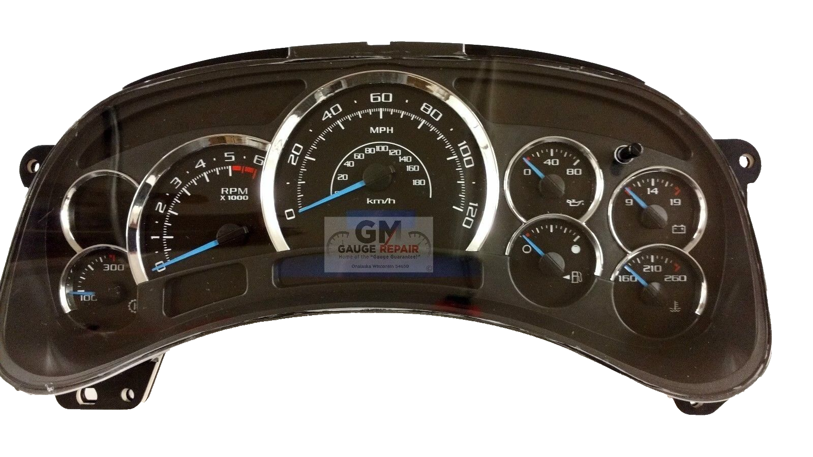 Cadillac Escalade Gauge Face for Silverado Tahoe Sierra Suburban New 03 04 05