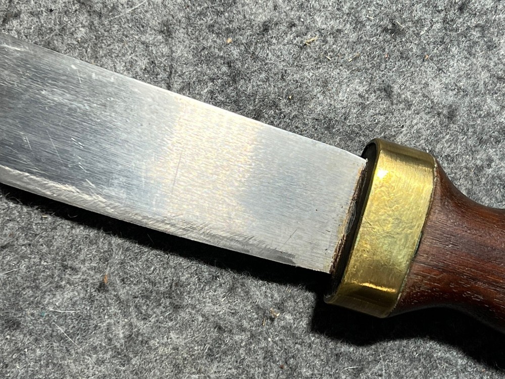 Antique Handmade Knife and Leather Sheath
