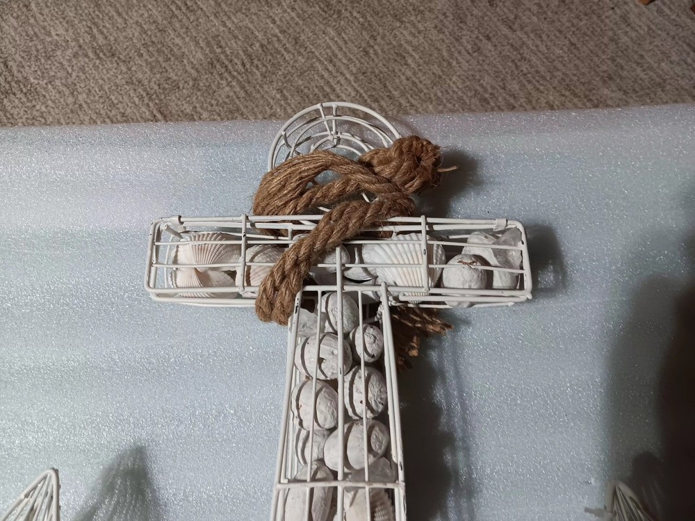 Large Sea Shell Wall Anchor 17" X 15".