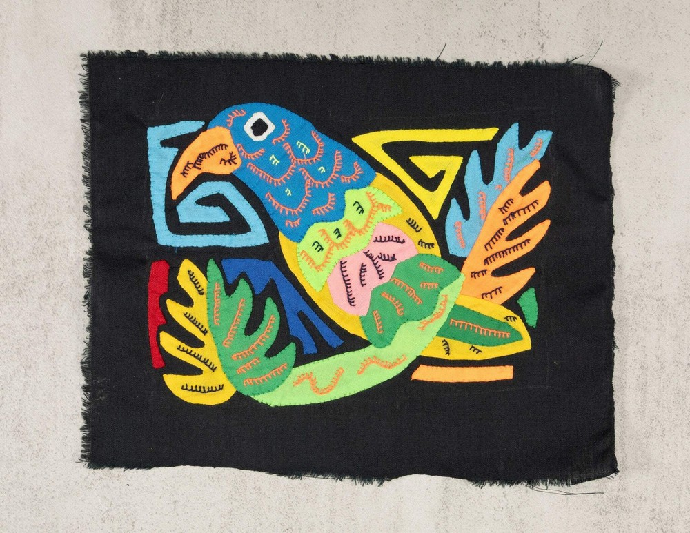 Multicolor Orange And Blue Molita