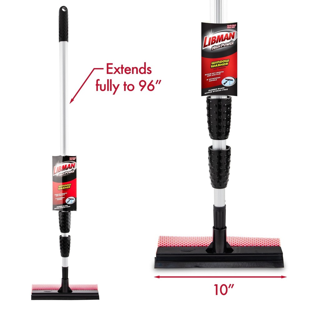 Libman 8 Foot Telescopic Window Washer Squeegee