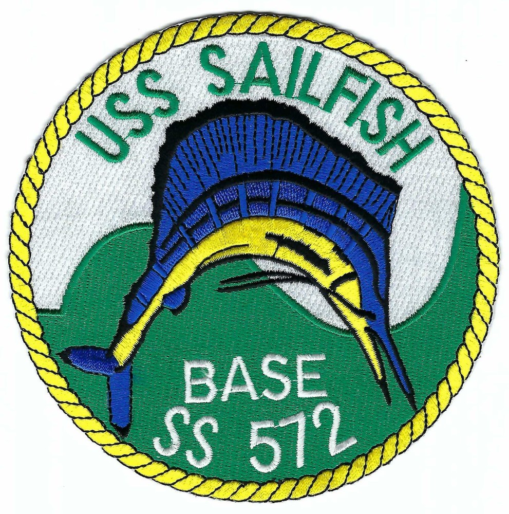 USS Sailfish USSVI Base Patch - 5 inch FE - BC Patch C7511