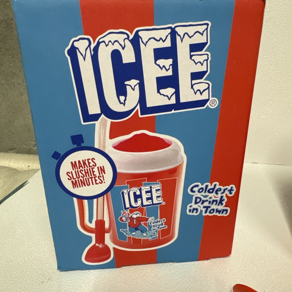 Icee Slushie Making Cup With Straw In Box
