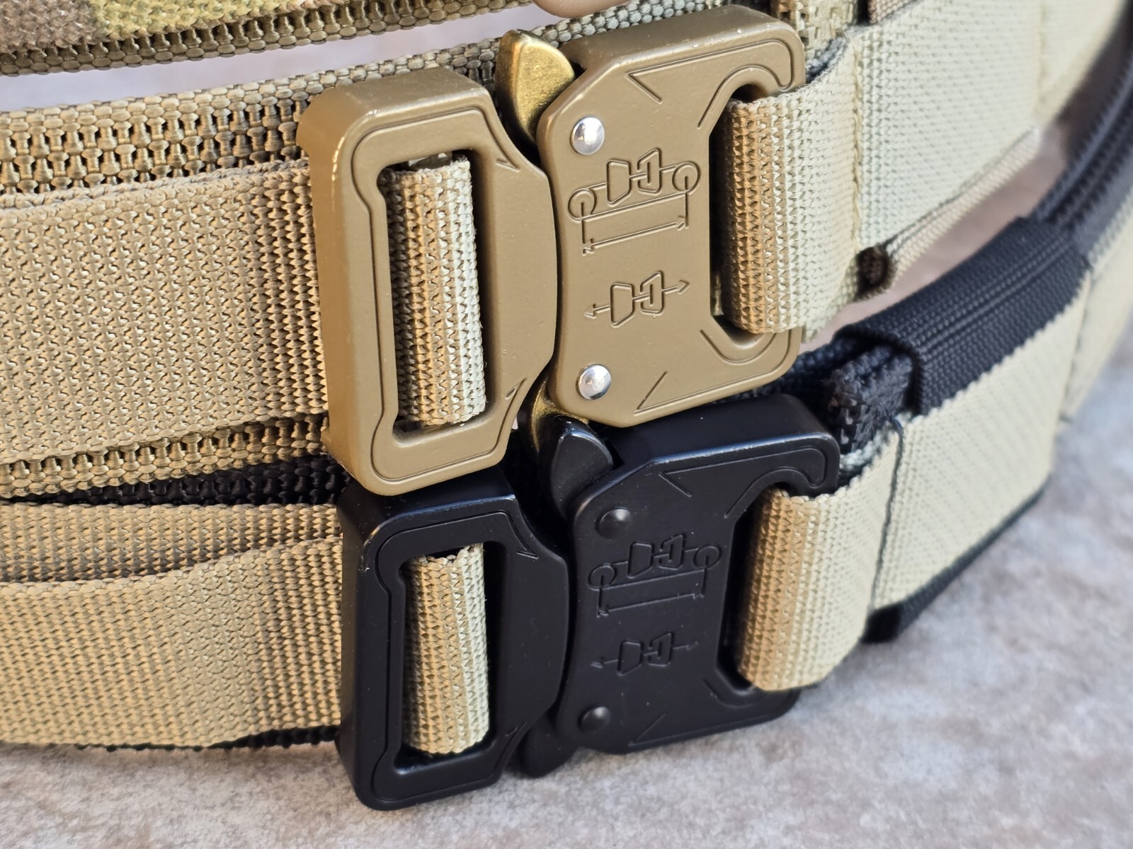 DEFCON EDC Gun Belt - CCW Concealed Carry - Military Tactical Riggers - USA MADE