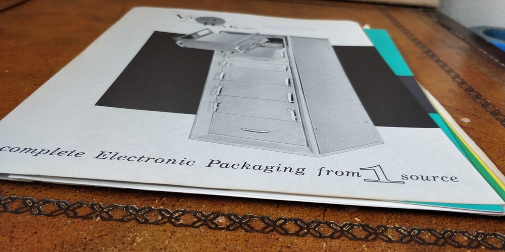 1950s Vent RaK Inc ~ Catalog / Data Sheets ~ Electronic Enclosures Storage