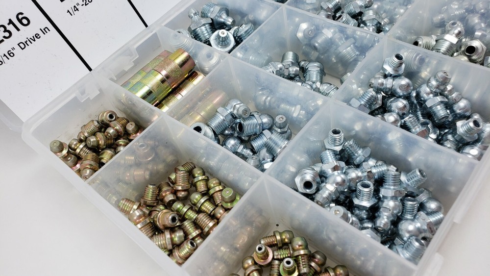 Mize Wire 365 Pc Master Grease Fitting Assortment, ZA365