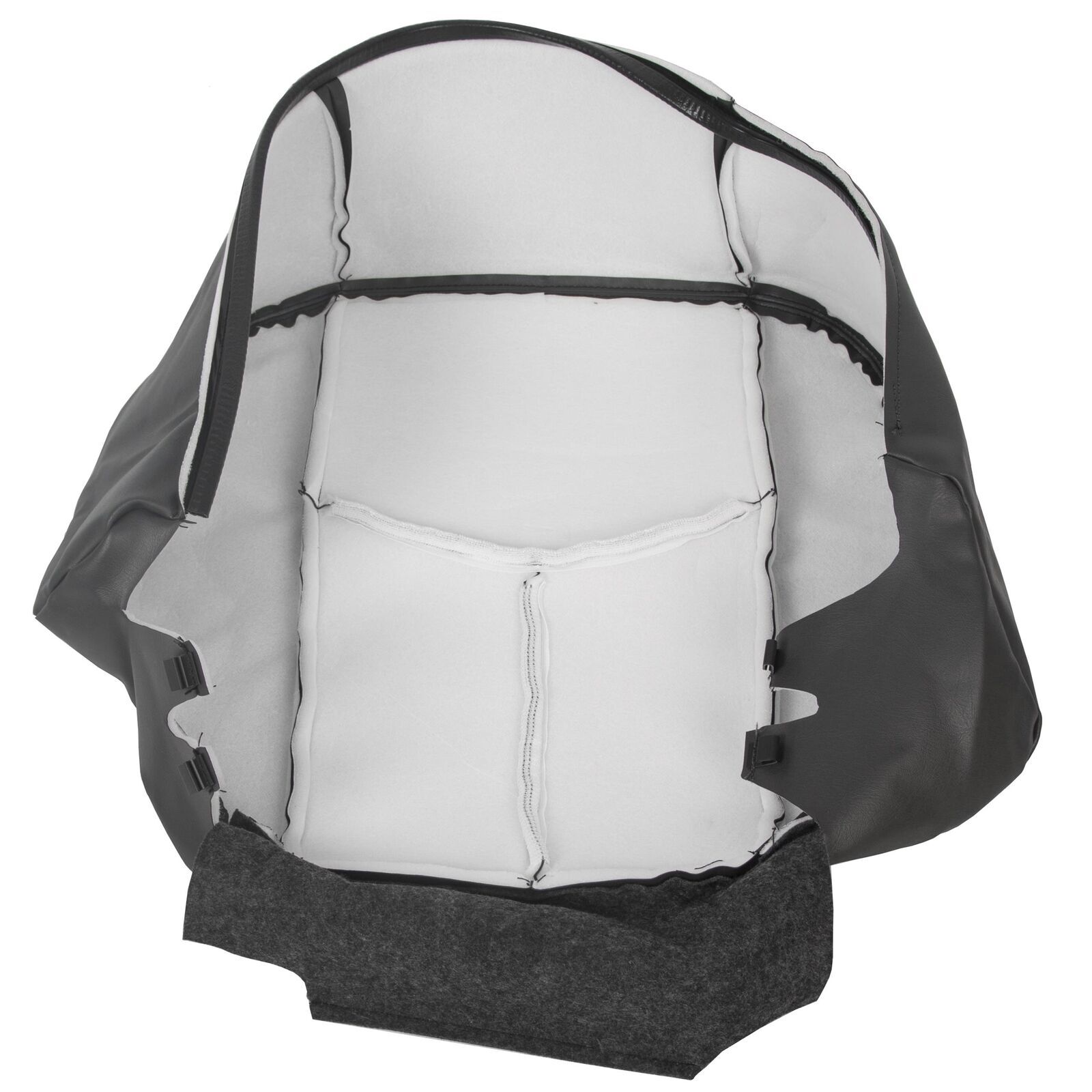 For 2003-2007 Chevy Silverado 1500 2500 HD Driver Bottom Seat Cover Dark Gray