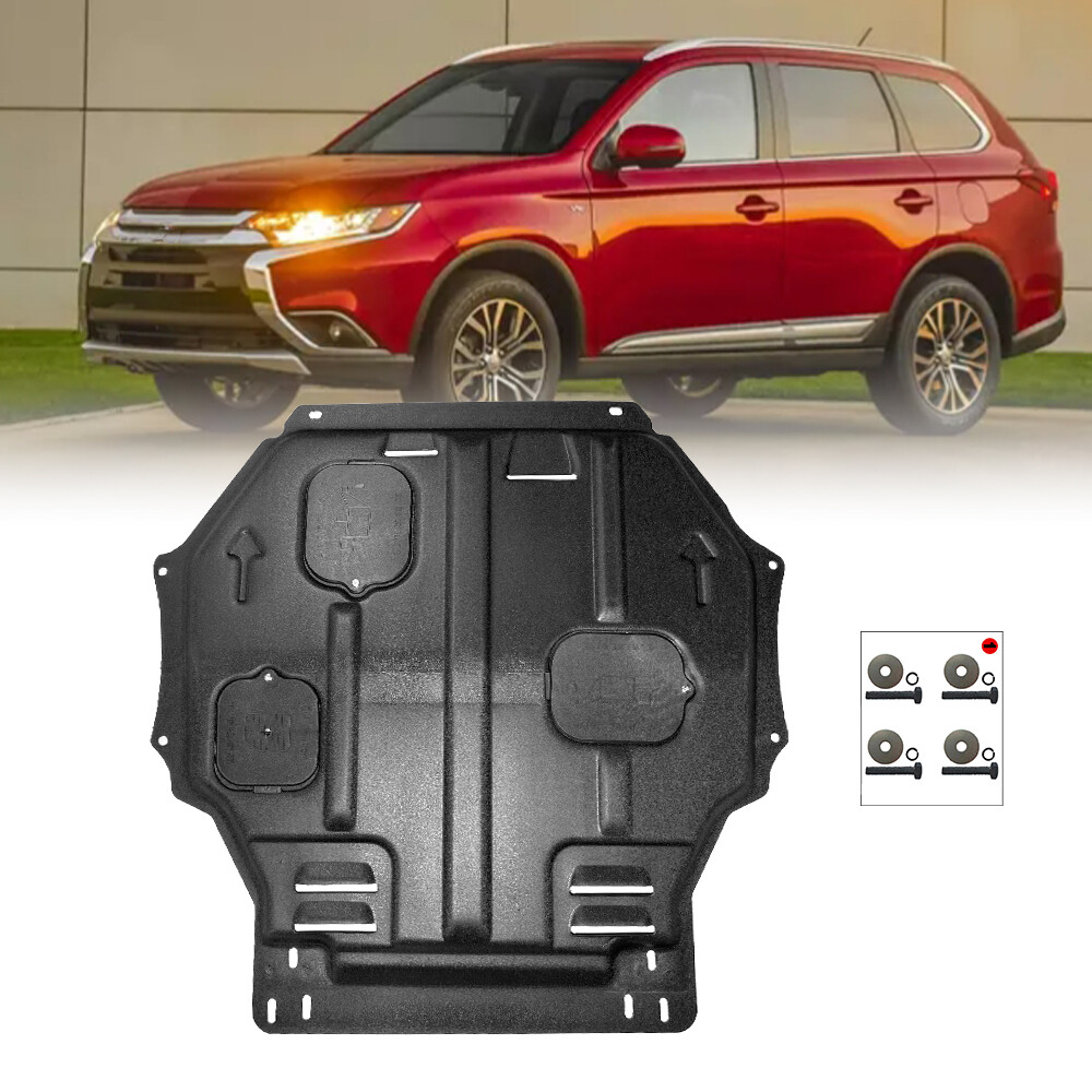 For Mitsubishi Outlander 2017-2019 Under Engine Splash Guards Front Engine Mud