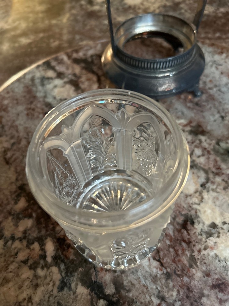 Antique Victorian Silverplate Pickle Castor