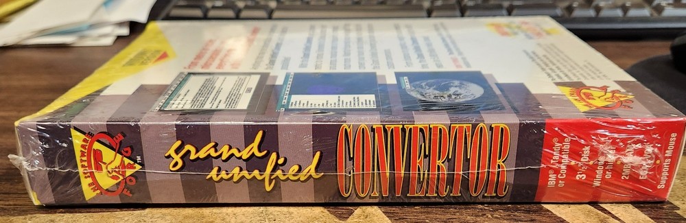 Grand Unified Convertor by Software Forge (1994, Windows, 3-1/2" Floppy Disk)NEW