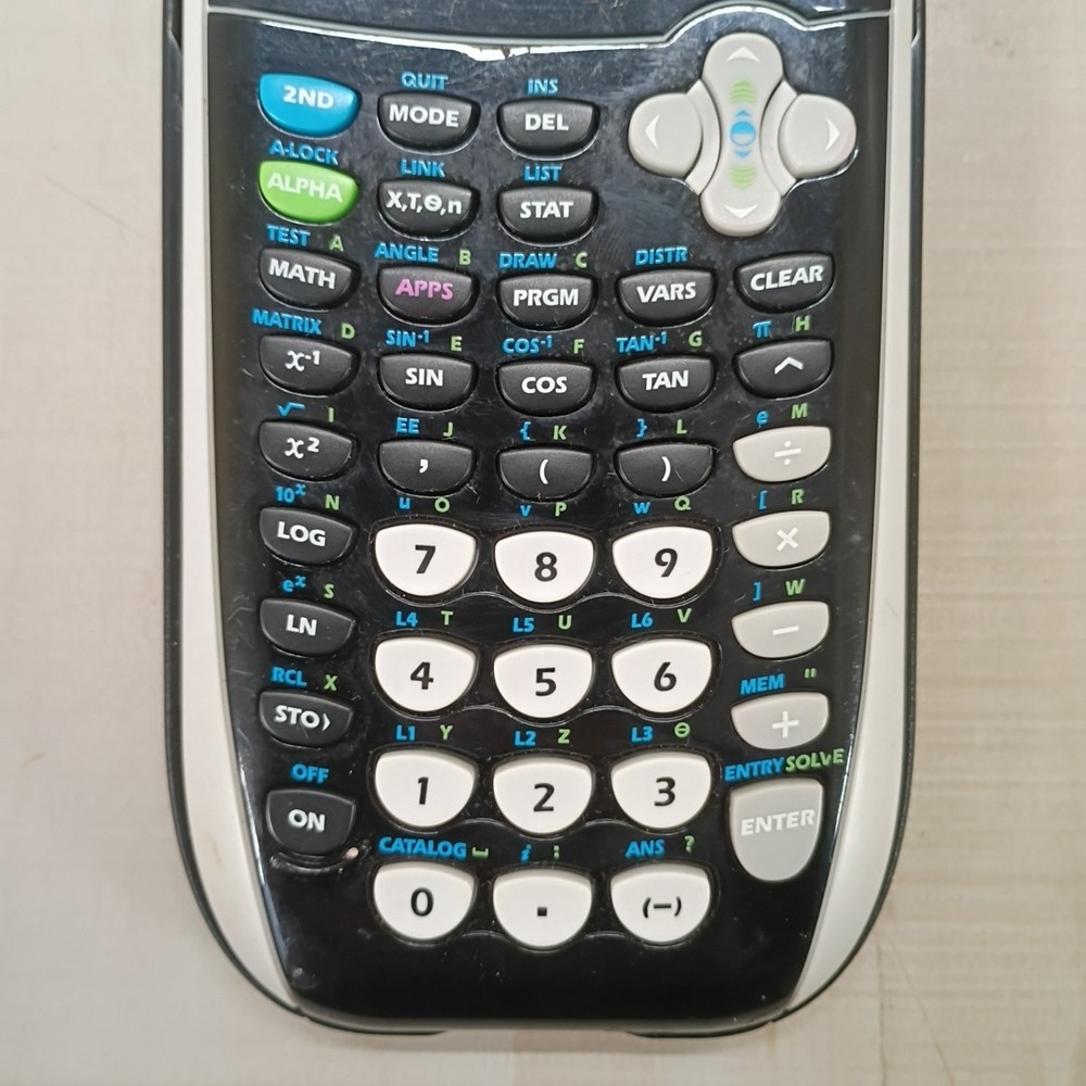 Texas Instruments TI-84 Plus Silver Edition Graphing Calculator TESTED Complete