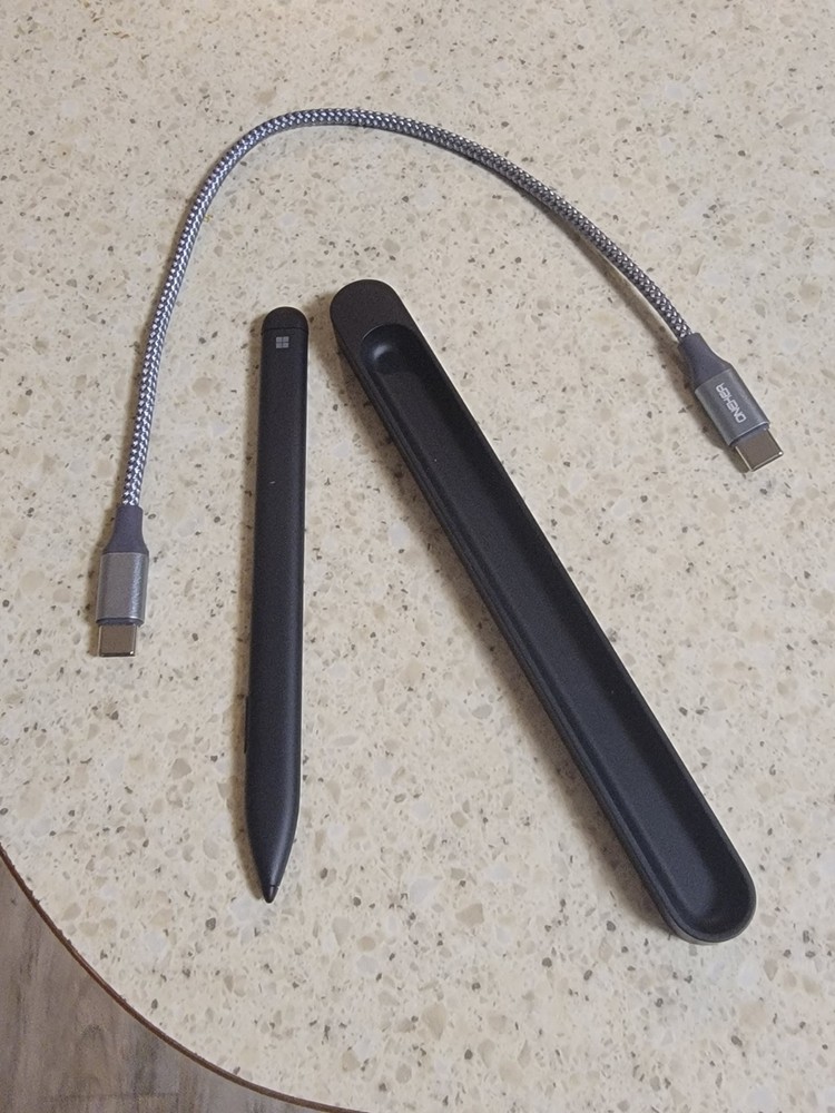 Surface Slim Pen 1 AND Charge Cradle+ C Cable Model 1853 Microsoft Surface Pro X