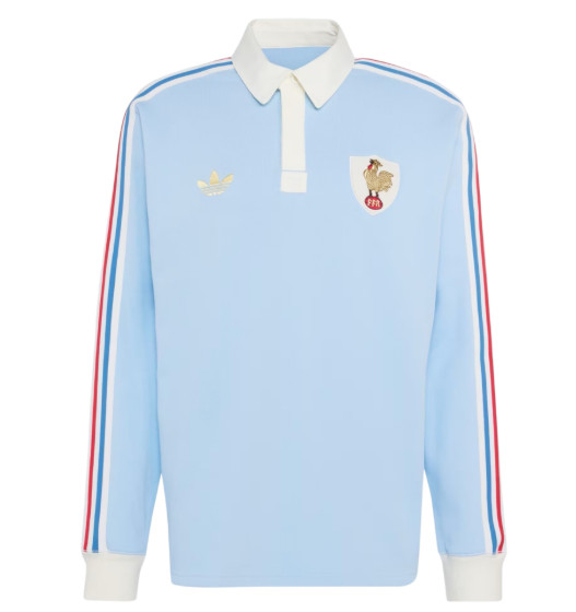 Adidas France Rugby 120th Anniversary Crunch Heritage Jersey JP Size M-3XL