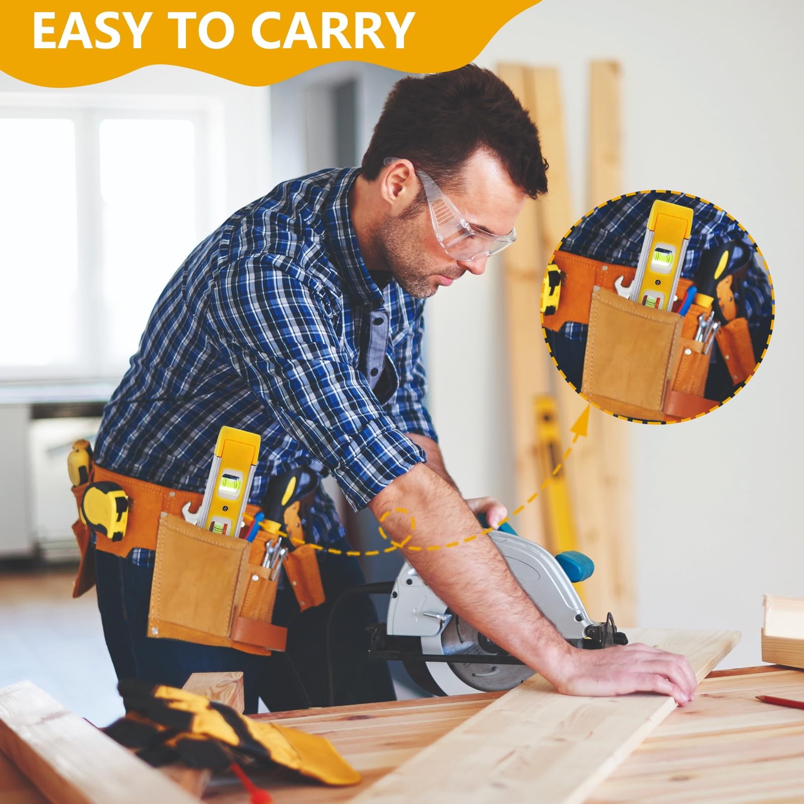 9 Inch (230 cm) Torpedo Level Magnetic, Small Leveling Tool with 3 Bubble