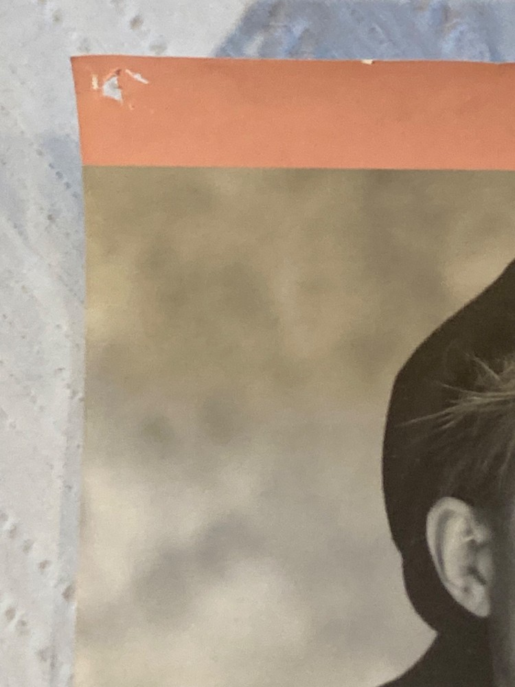 Howard Jones 1984 Matte Promo Poster Human’s Lib Worn Q