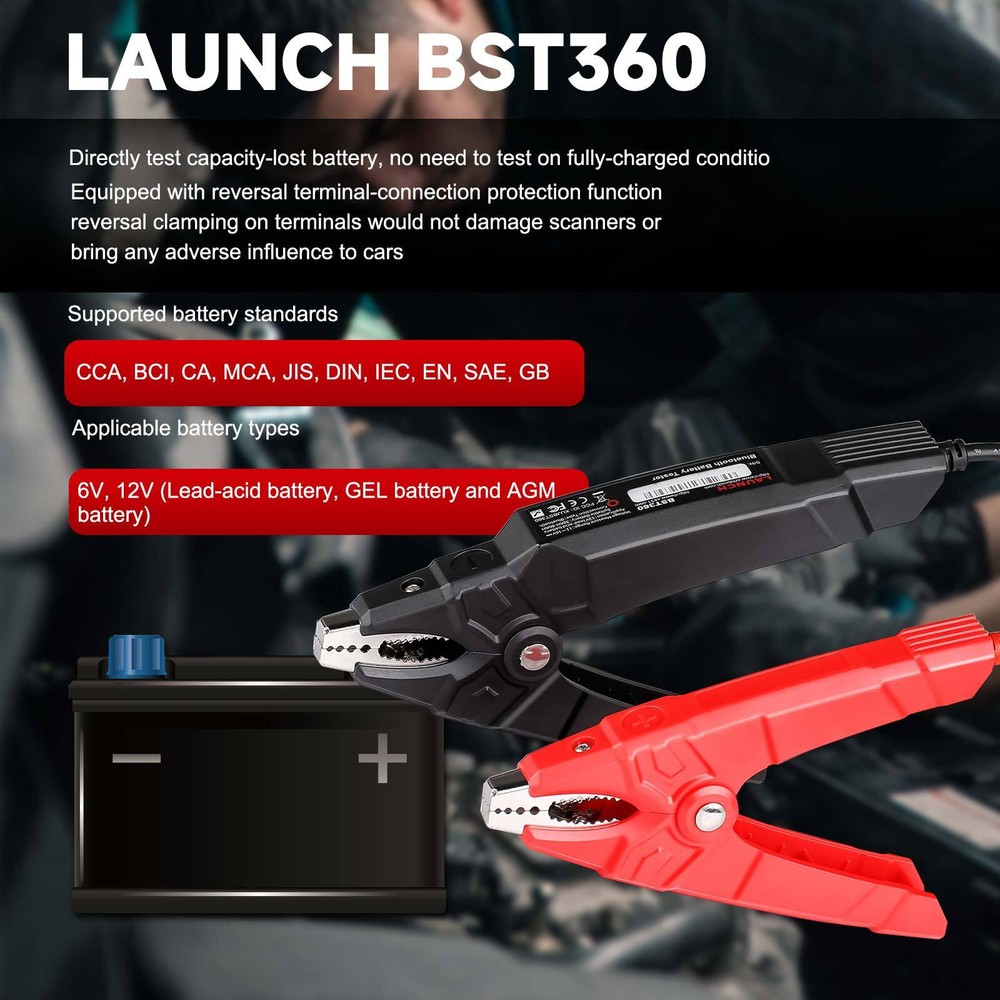 Launch X431 BST360 Bluetooth-compatible Battery Tester Compatible with X-431