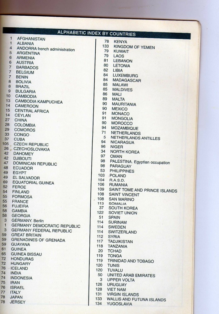 Domfil Chess stamps catalog first edition used