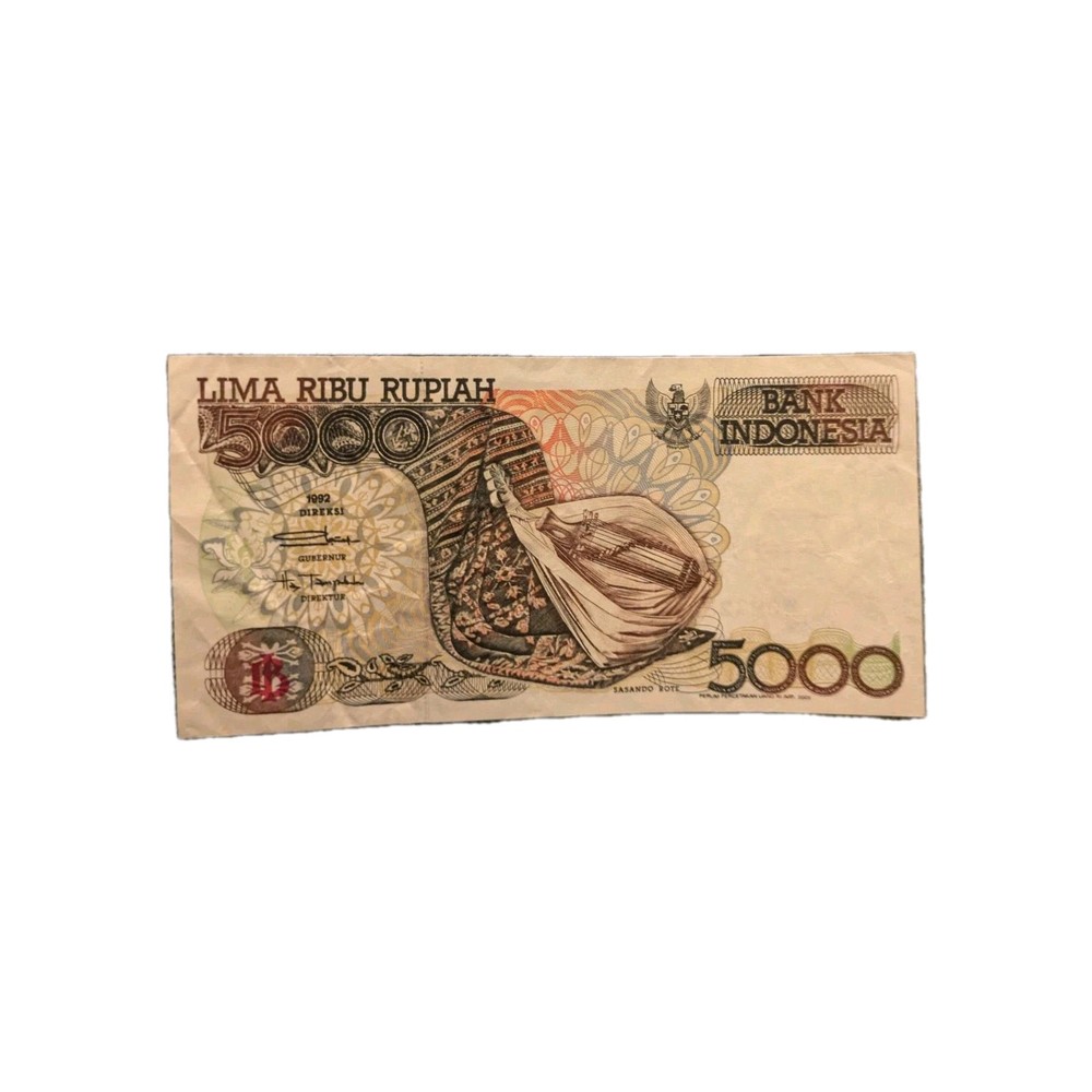1992 Indonesia 5000 Rupiah
