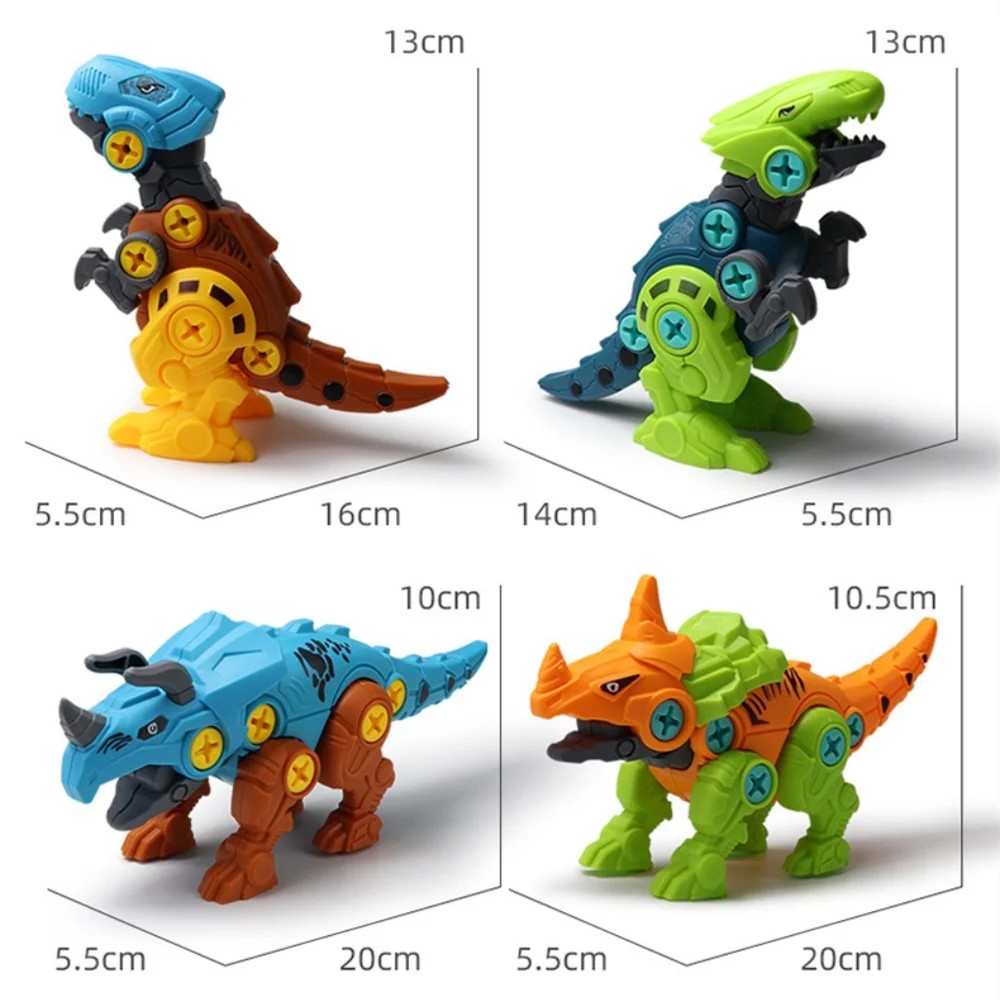 STEM DINOSAUR TOY SET Construction with Tool Drill, Educational Construction